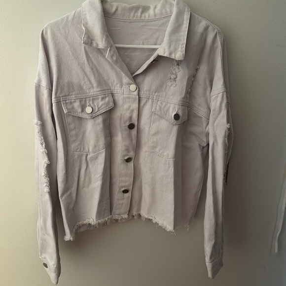 White denim jacket - Picture 2 of 4